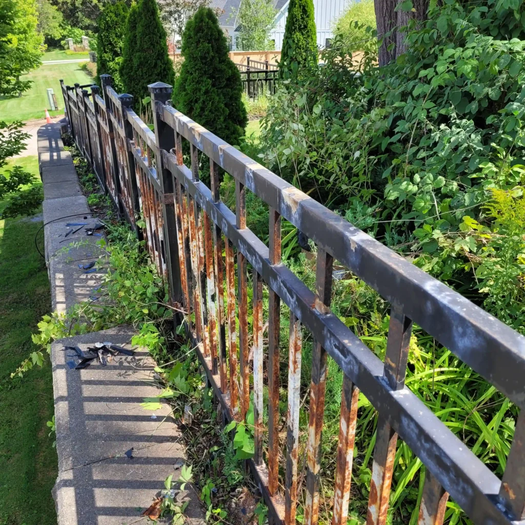 Before railings